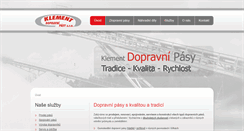 Desktop Screenshot of dopravnipasy.cz