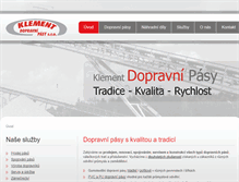 Tablet Screenshot of dopravnipasy.cz
